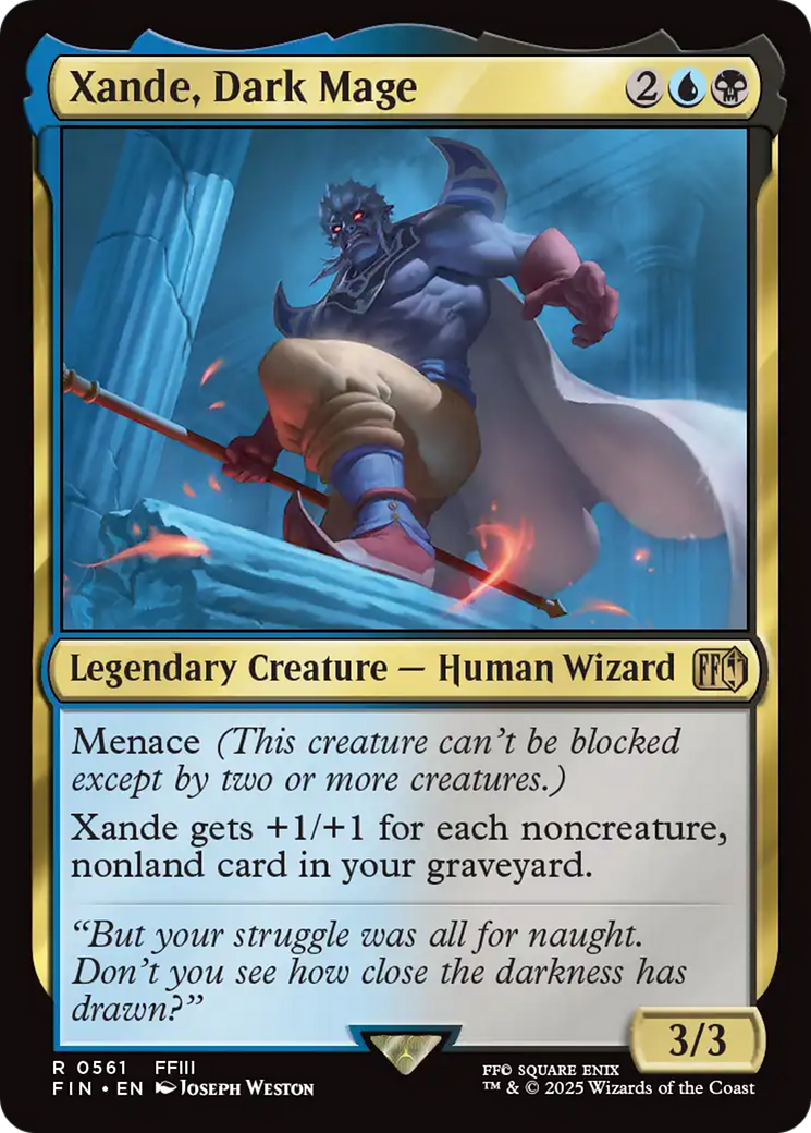 Xande, Dark Mage (FIN-561) - FINAL FANTASY - Poke-Collect