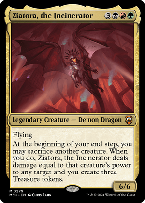 Ziatora, the Incinerator (M3C-279) - Modern Horizons 3 Commander - Poke-Collect