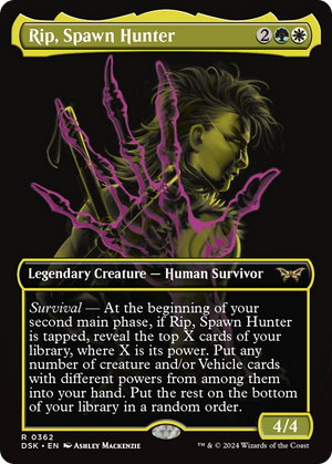 Rip, Spawn Hunter (DSK-362) - Duskmourn: House of Horror (Borderless) - Poke-Collect