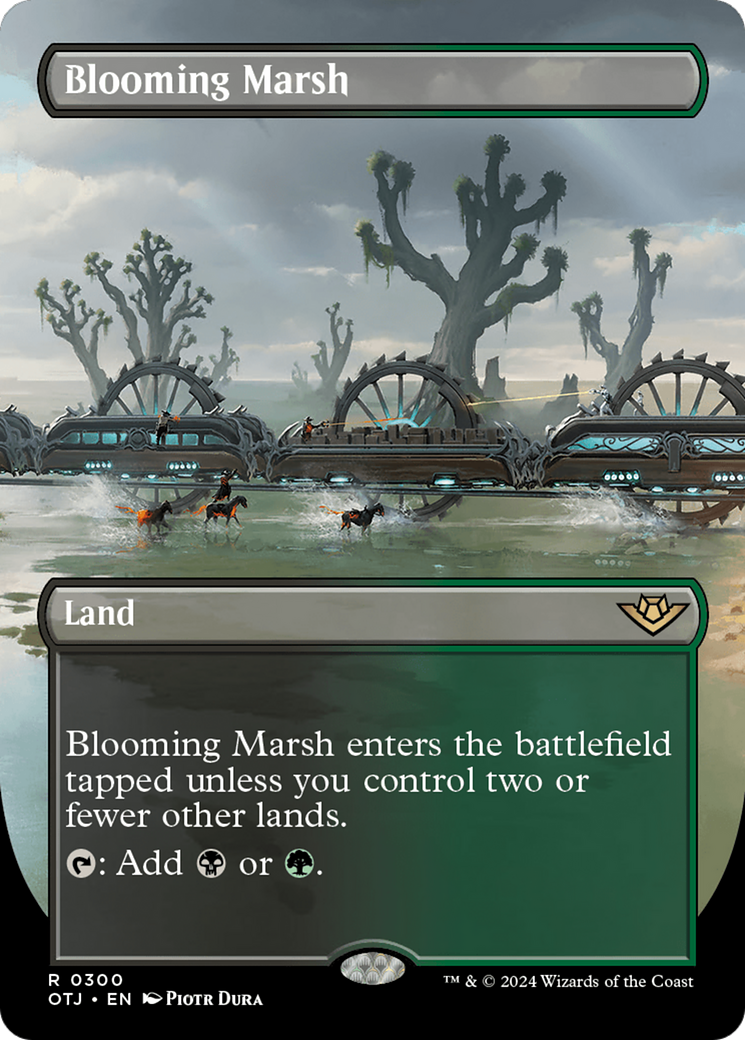 Blooming Marsh (OTJ-300) - Outlaws of Thunder Junction (Borderless) Foil - Poke-Collect