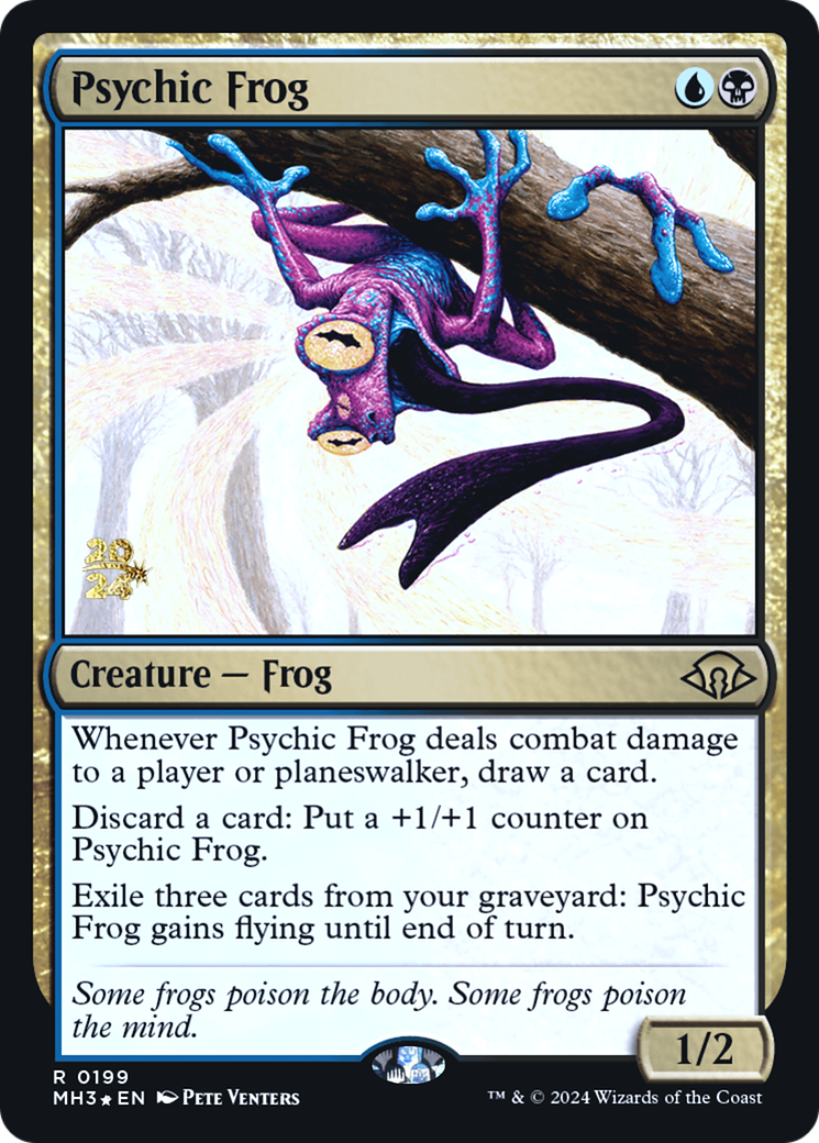 Psychic Frog (PRE-199) - Modern Horizons 3 Promos Foil - Poke-Collect
