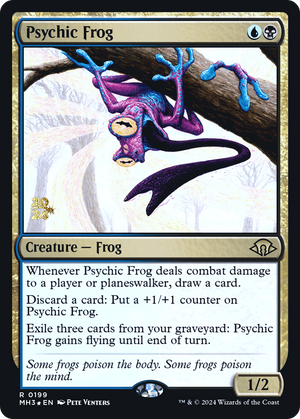Psychic Frog (PRE-199) - Modern Horizons 3 Promos Foil - Poke-Collect