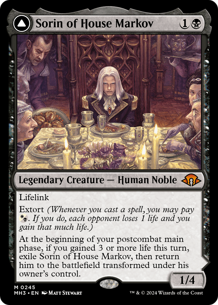 Sorin of House Markov (MH3-245) - Modern Horizons 3 Foil - Poke-Collect