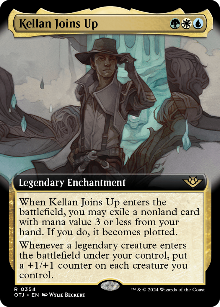 Kellan Joins Up (OTJ-354) - Outlaws of Thunder Junction: (Extended Art) Foil - Poke-Collect