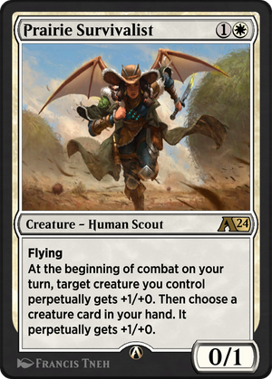 Prairie Survivalist (YOTJ-001) - Alchemy: Outlaws of Thunder Junction - Poke-Collect