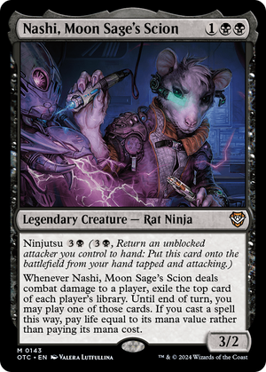 Nashi, Moon Sage's Scion (OTC-143) - Outlaws of Thunder Junction Commander - Poke-Collect