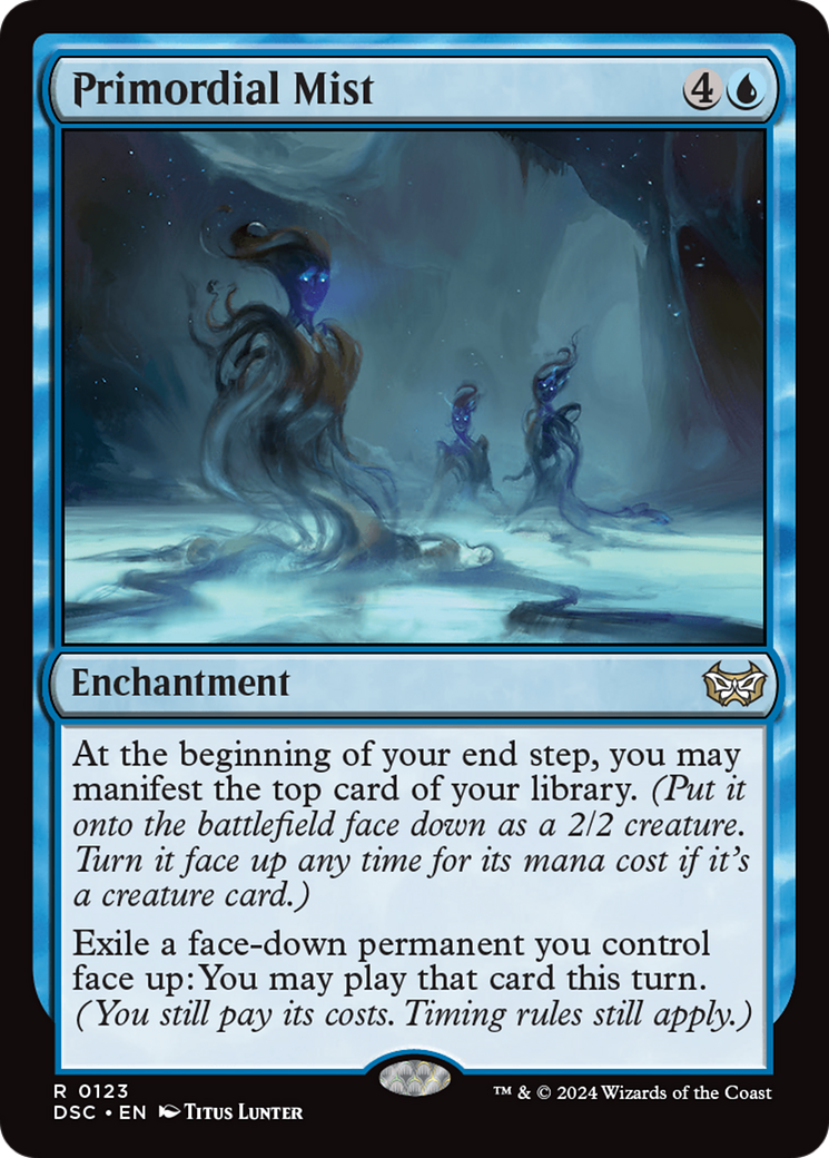 Primordial Mist (DSC-123) - Duskmourn: House of Horror Commander - Poke-Collect
