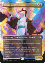 Kykar, Zephyr Awakener (FDN-409) - Foundations (Borderless) Foil - Poke-Collect