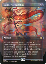 Banner of Kinship (FDN-413) - Foundations (Borderless) Foil - Poke-Collect