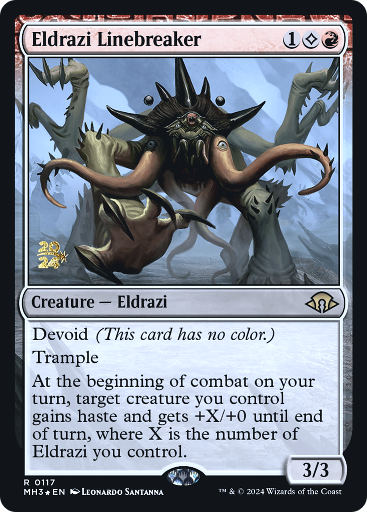 Eldrazi Linebreaker (PRE-117) - Modern Horizons 3 Promos: (devoid) Foil - Poke-Collect