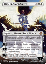 Elspeth, Storm Slayer (TDM-398) - Tarkir: Dragonstorm (Borderless) Foil - Poke-Collect