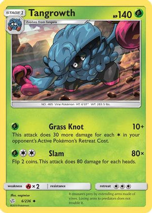 Tangrowth 6/236 - Cosmic Eclipse Reverse Holofoil - Poke-Collect