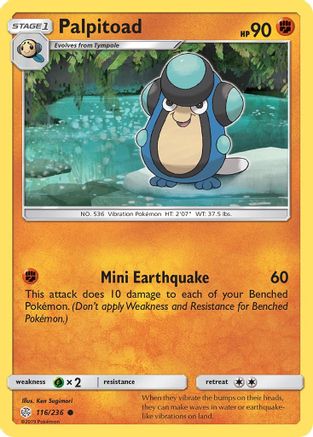 Palpitoad 116/236 - SM  Cosmic Eclipse - Poke-Collect