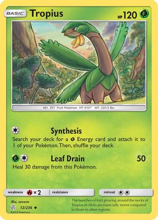 Tropius 12/236 - Cosmic Eclipse - Poke-Collect