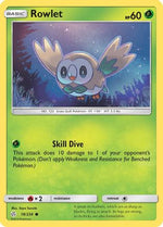 Rowlet - 18/236 18/236 - SM  Cosmic Eclipse Reverse Holofoil - Poke-Collect