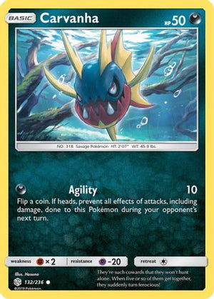 Carvanha 132/236 - SM  Cosmic Eclipse - Poke-Collect