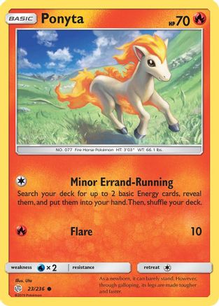 Ponyta 23/236 - SM  Cosmic Eclipse - Poke-Collect
