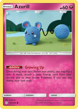Azurill 146/236 - SM  Cosmic Eclipse - Poke-Collect