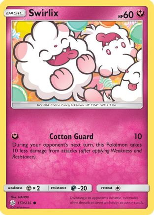 Swirlix 153/236 - Cosmic Eclipse Reverse Holofoil - Poke-Collect