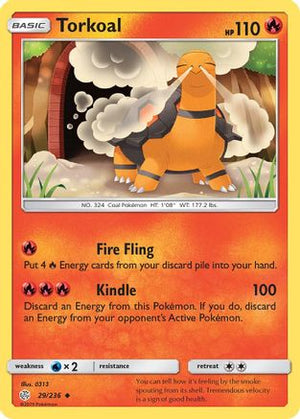 Torkoal 29/236 - Cosmic Eclipse Reverse Holofoil - Poke-Collect