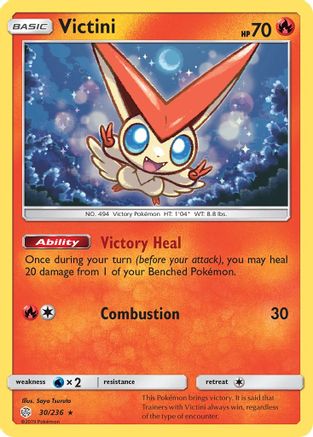 Victini 30/236 - Cosmic Eclipse Holofoil - Poke-Collect