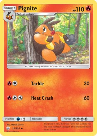 Pignite 32/236 - Cosmic Eclipse - Poke-Collect