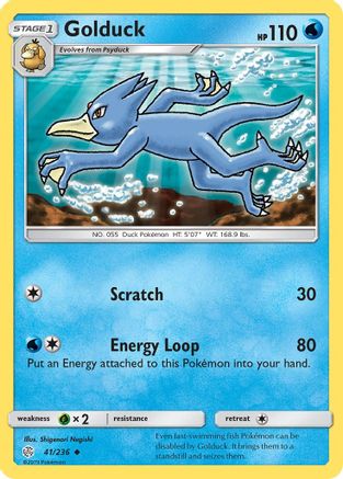 Golduck 41/236 - SM  Cosmic Eclipse - Poke-Collect