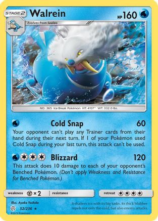 Walrein 52/236 - Cosmic Eclipse - Poke-Collect
