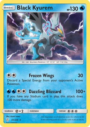 Black Kyurem 61/236 - SM  Cosmic Eclipse Reverse Holofoil - Poke-Collect
