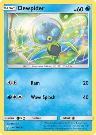 Dewpider 64/236 - SM  Cosmic Eclipse - Poke-Collect