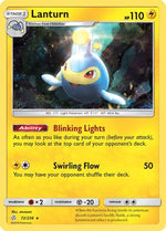 Lanturn 72/236 - SM  Cosmic Eclipse Reverse Holofoil - Poke-Collect