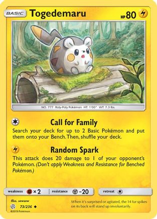 Togedemaru 73/236 - Cosmic Eclipse - Poke-Collect