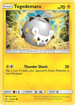 Togedemaru 74/236 - Cosmic Eclipse Reverse Holofoil - Poke-Collect