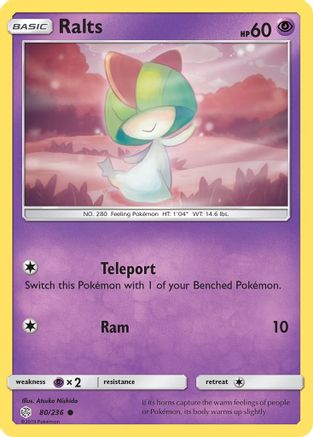 Ralts 80/236 - SM  Cosmic Eclipse - Poke-Collect