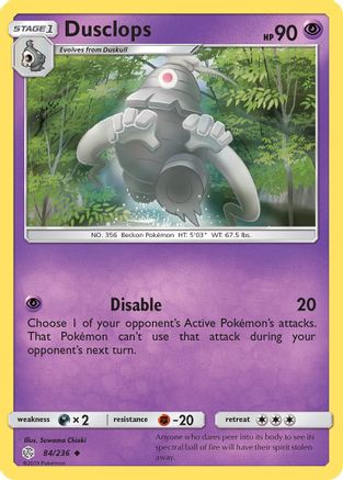 Dusclops 84/236 - SM  Cosmic Eclipse - Poke-Collect