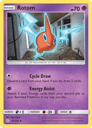 Rotom 86/236 - SM  Cosmic Eclipse Reverse Holofoil - Poke-Collect