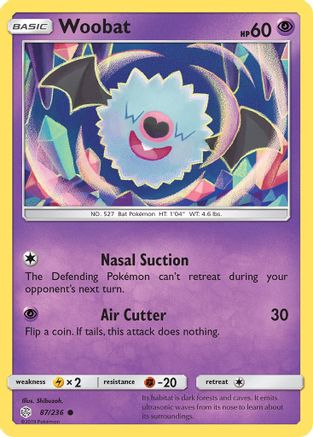 Woobat 87/236 - Cosmic Eclipse - Poke-Collect