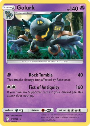 Golurk 90/236 - SM  Cosmic Eclipse - Poke-Collect