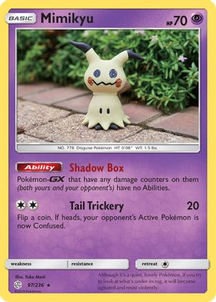 Mimikyu (97) 97/236 - SM  Cosmic Eclipse Reverse Holofoil - Poke-Collect