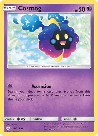 Cosmog - 99/236 99/236 - SM  Cosmic Eclipse - Poke-Collect