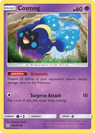 Cosmog - 100/236 100/236 - SM  Cosmic Eclipse - Poke-Collect