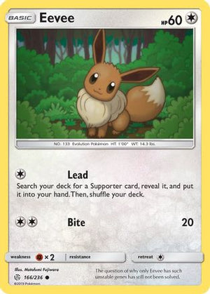 Eevee - 166/236 166/236 - SM  Cosmic Eclipse - Poke-Collect