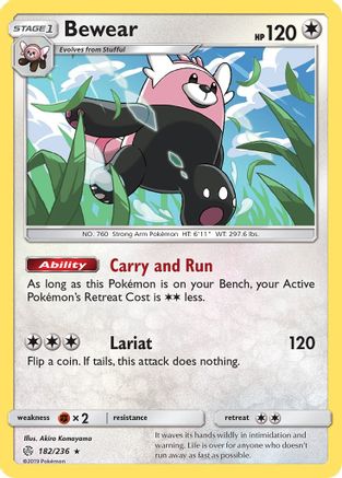 Bewear 182/236 - SM  Cosmic Eclipse - Poke-Collect