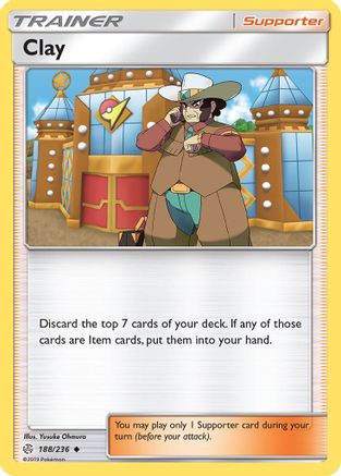 Clay 188/236 - SM  Cosmic Eclipse Reverse Holofoil - Poke-Collect