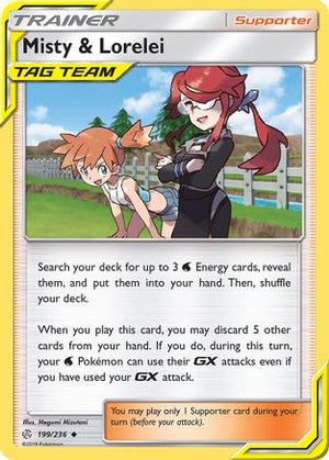 Misty & Lorelei 199/236 - SM  Cosmic Eclipse - Poke-Collect