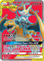 Charizard & Braixen GX (Full Art) 212/236 - SM  Cosmic Eclipse Holofoil - Poke-Collect