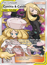 Cynthia & Caitlin (Full Art) 228/236 - SM  Cosmic Eclipse Holofoil - Poke-Collect