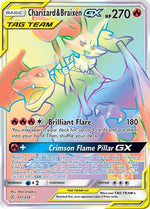 Charizard & Braixen GX (Secret) 251/236 - SM  Cosmic Eclipse Holofoil - Poke-Collect
