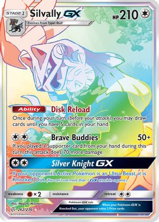 Silvally GX (Secret) 262/236 - SM  Cosmic Eclipse Holofoil - Poke-Collect
