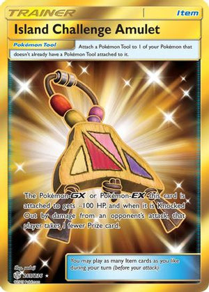 Island Challenge Amulet (Secret) 265/236 - SM  Cosmic Eclipse Holofoil - Poke-Collect